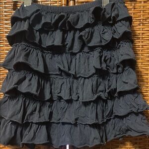 Crewcuts Navy Ruffled Mini Skirt size 7 girls